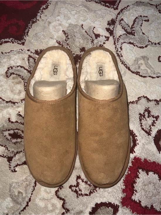 UGG Other - UGG Men's Chestnut Suede Shearling-Lined Slip-On